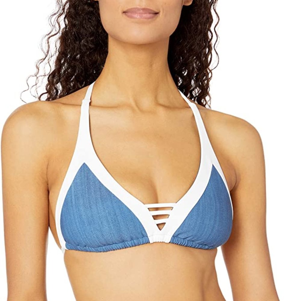 Seafolly Women's Block Party D Triangle Bra Bikini